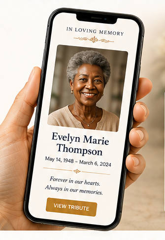 Memorial portrait preview